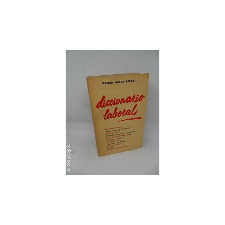 Diccionario laboral - Ramón Bayod Serrat